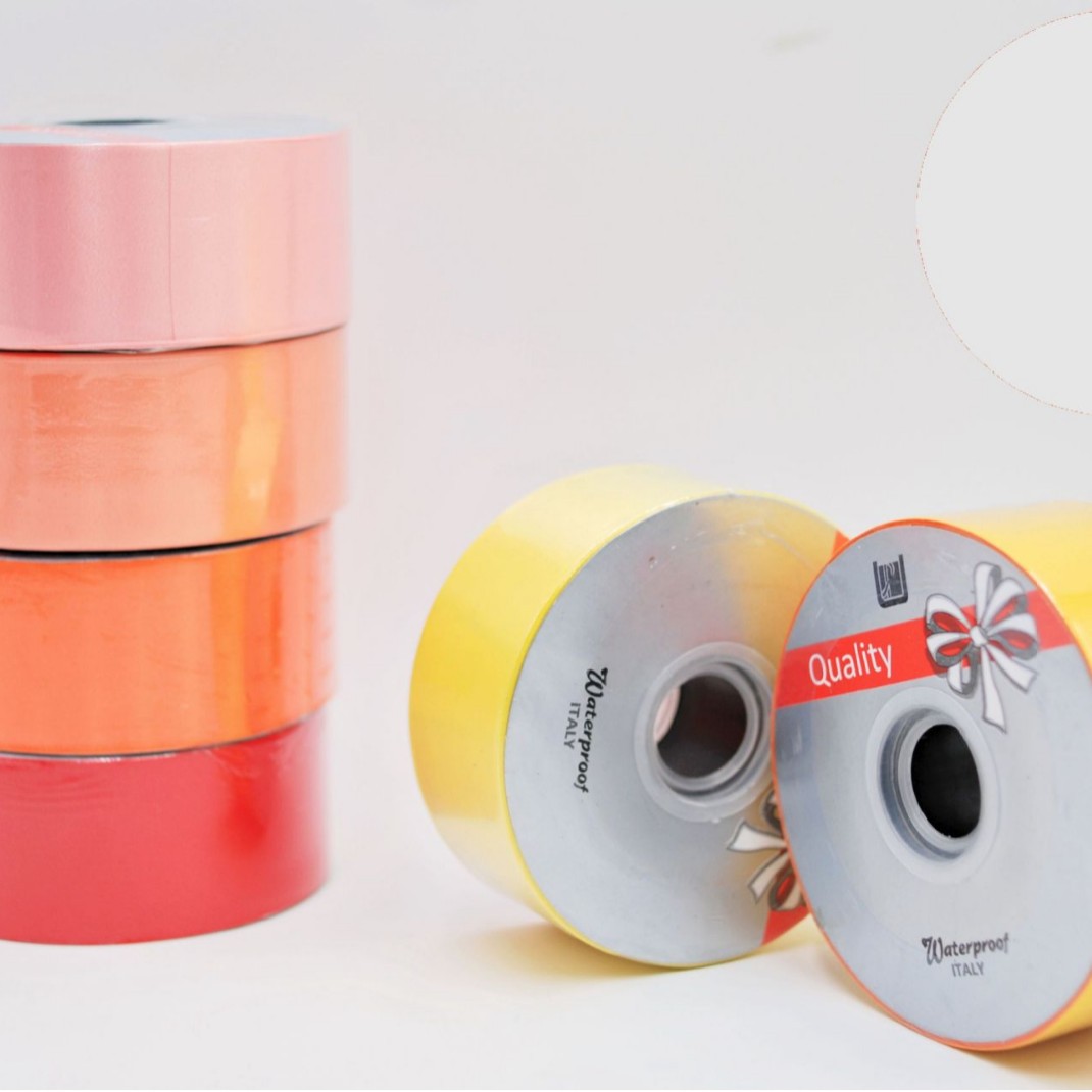 Transfronterizo 5cm100 tamaño plástico PP cinta boda fiesta decoración flores regalo DIY embalaje cinta rebobinado