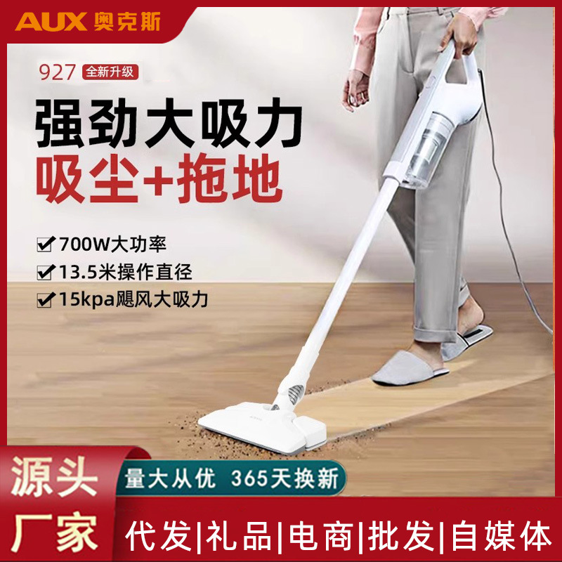European Standard Vacuum Cleaner Household Wired Suction and Mopping All-In-One Large Suction Power Lightweight Handheld Vacuum Mop