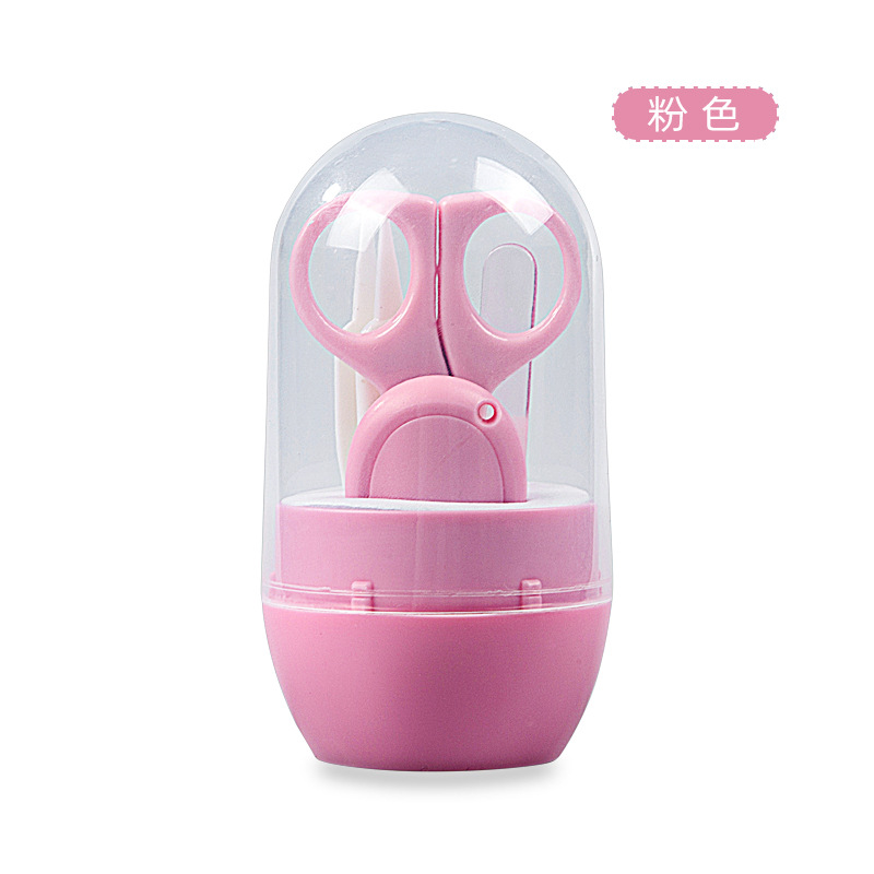 Set de Cortaúñas para Bebé Acero Inoxidable Anti-pellizcos, Seguro para Recién Nacidos y Niños