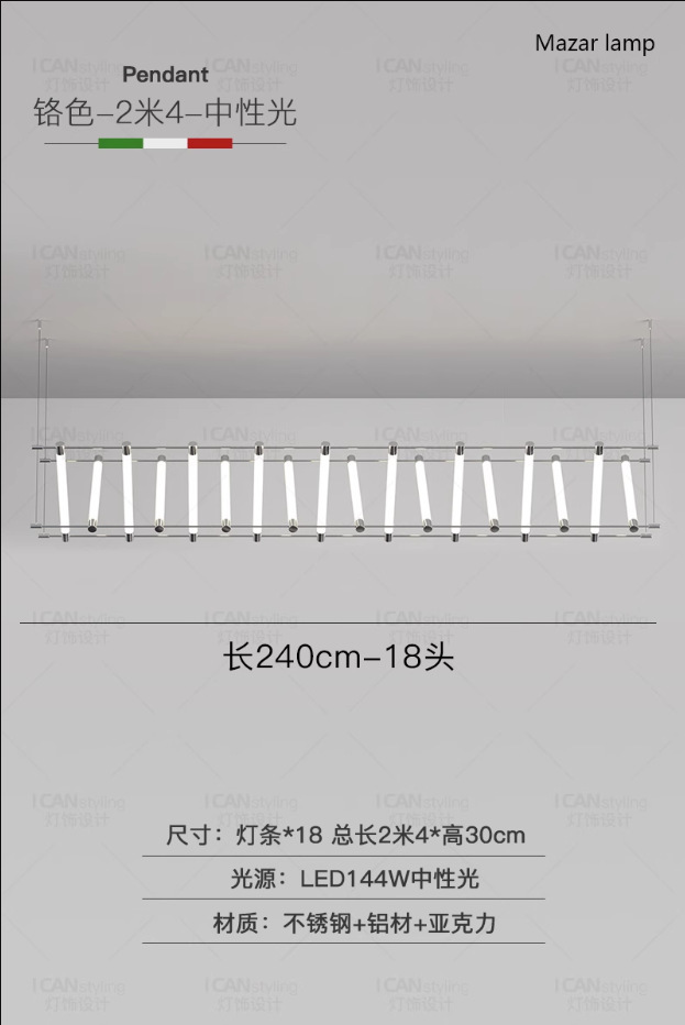 Zhongshan diseñador de lámparas candelables iluminación de estudio minimalista oficina creativa barmaza arte restaurante lámpara