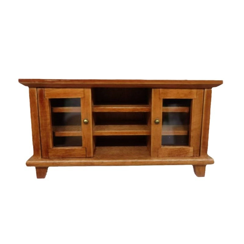 dollhouse  miniatures΢��ʳ��diyģ�ͷ����������ľ�Ƴ���ƹ�