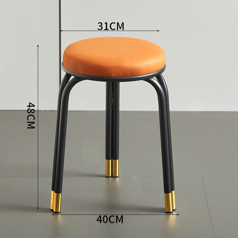 오렌지색 테크놀로지 가죽 소재 [48cm 높이 - 양다리 삼각 안정 구조] ◁ 추천 상품