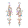 Fashionable design metal earrings, trend of season, European style, wholesale