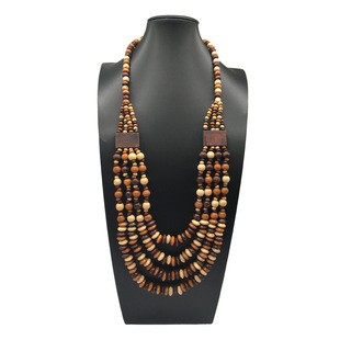 �͹Ŷ��ľ�^�A����Ӵ�����޺������Lë���Ů necklace wood
