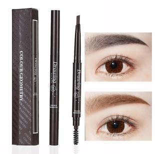 Lamela Double-Ended Eyebrow Pencil Is Not Easy to Fade, Beginners Draw Eyebrows Without Smudging Eyebrow Pencil 783