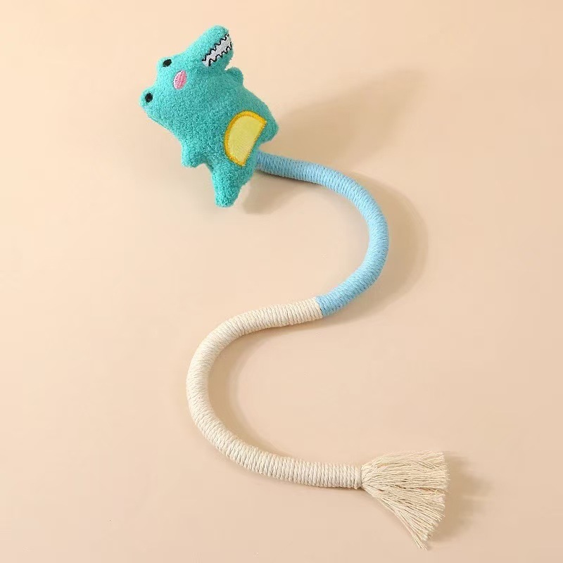 작은 악어 물린 밧줄 (50cm, 36g)