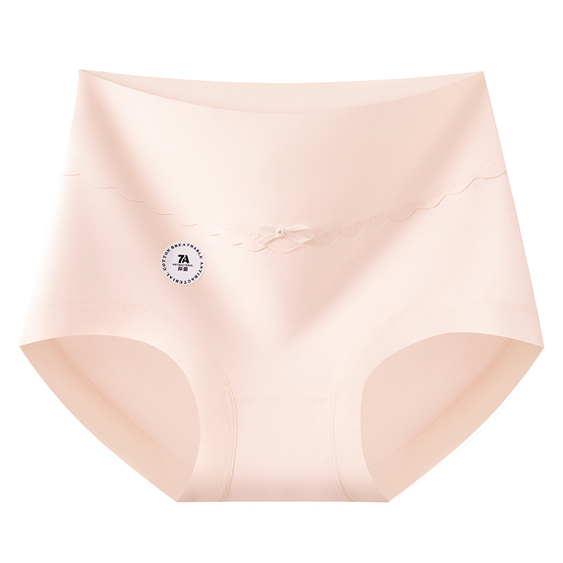 Gran tamaño de algodón de cintura alta Clase A 50 ropa interior de algodón para niñas 10A entrepierna antibacteriana entrepierna de algodón sin costuras ropa interior de mujer de cintura alta