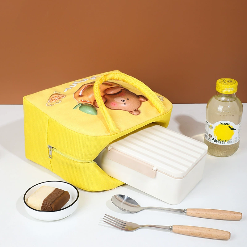 Мультяшный детский ланч-бокс сумка, термобокс, переносной термос, увеличенная толщина