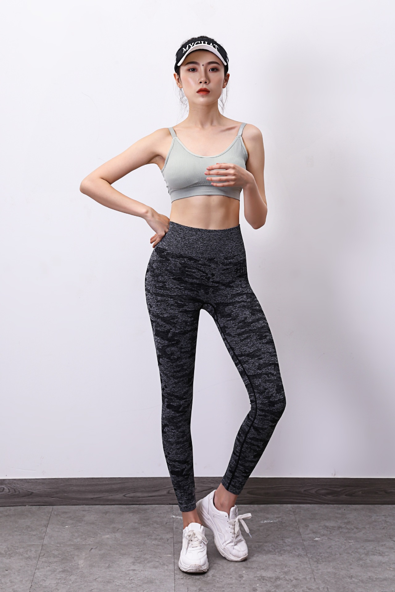 Solid Color Yoga Pants NSOUX48123