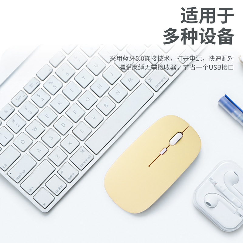 無線マウスのオフィスの家庭用コンピュータのノートのbluetoothの静音の電池の項は連想のリンゴのマウスのメーカーを適用します。|undefined