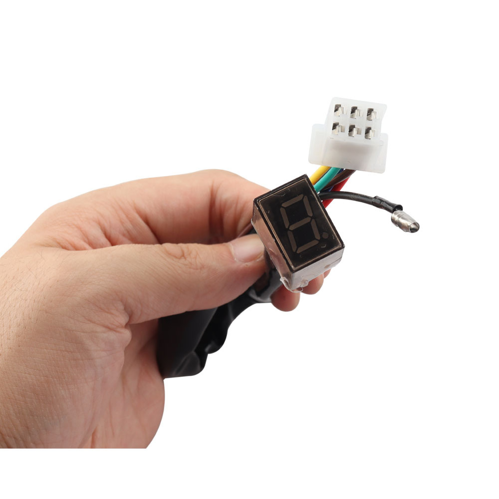 Motorcycle Atv Four Wheel Beach Car Skateboard Accessories Led Digital Gear Indicator Display Shift Lever Sensor