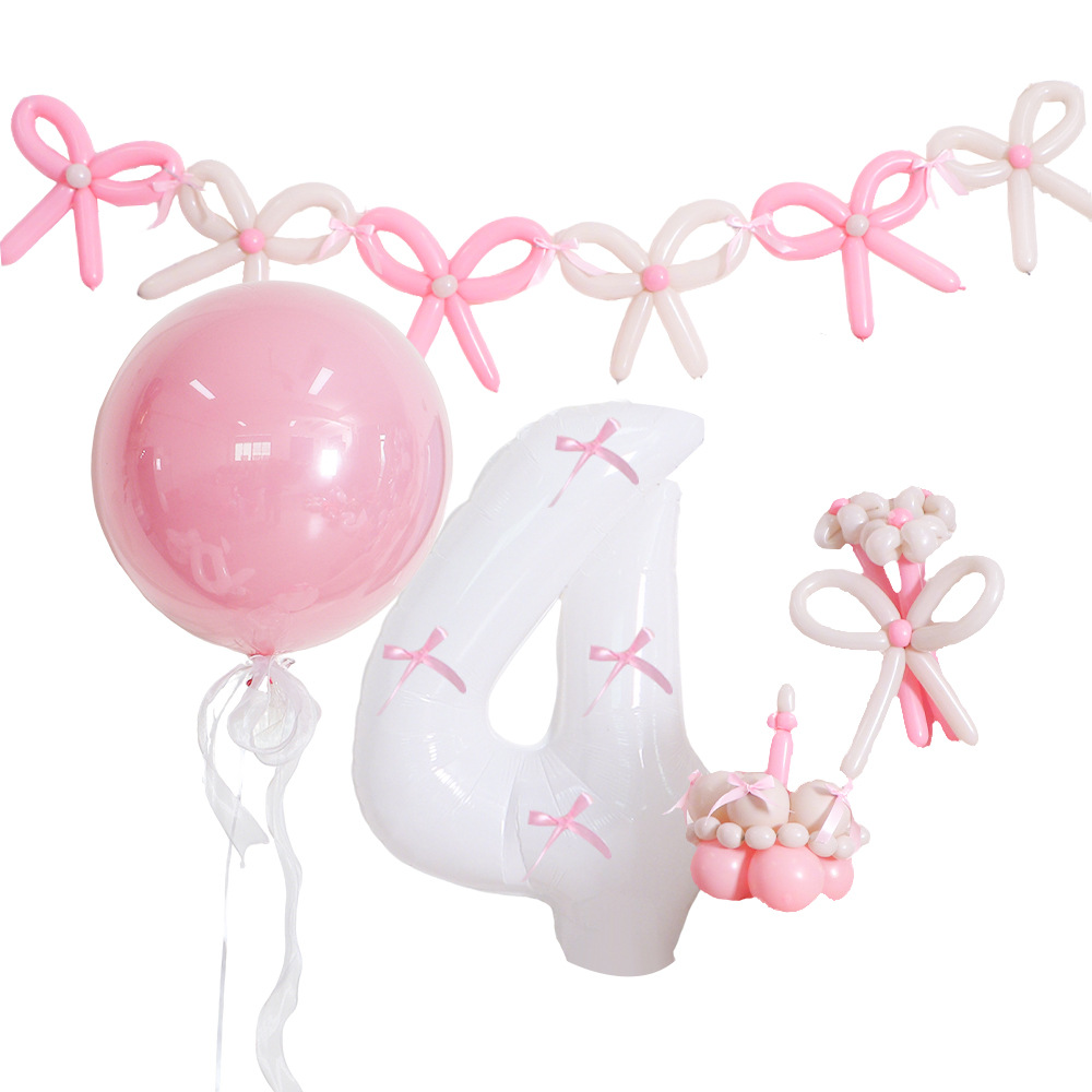 Globo digital celebridad en línea arco de película de aluminio ballet de un año de fiesta de cumpleaños de niños fotos de globo decoración al por mayor