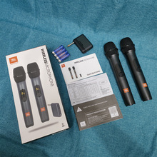 跨境外贸U段一拖二无线话筒WIRELESSMICAM MICROPHONE唱歌麦克风