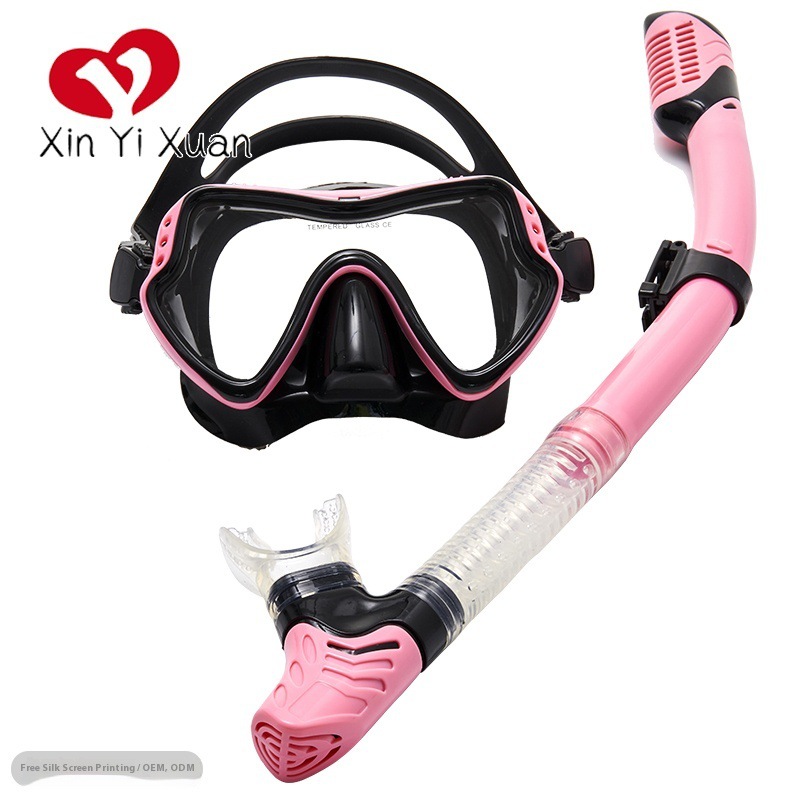 Cross-Border Diving Mask and Snorkel Set, Southeast Asian Snorkeling Equipment, Silicone Mouthpiece, Hot-Selling Adult Diving Goggles