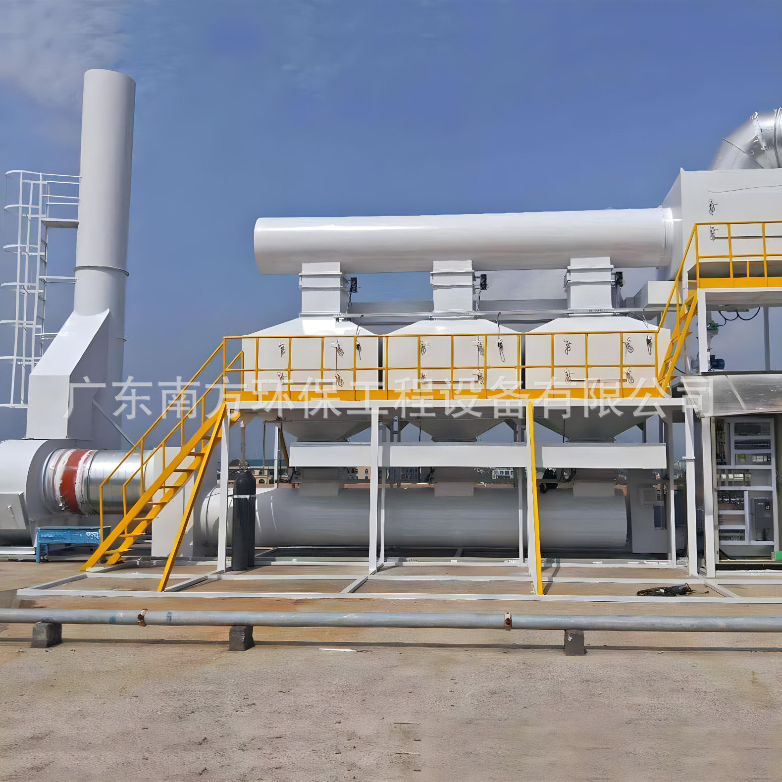 盛兴幂墙喷漆烤漆涂装生产线废气治理工程设计制造通过验收达标