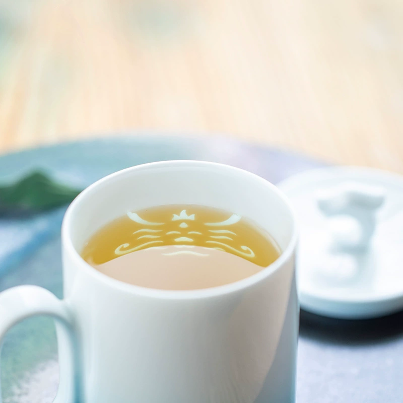 合燊 Новый керамический продукт Jingdezhen чашка зодиака подарок высокий вид красная и синяя CP пара кружка с крышкой чайная чашка