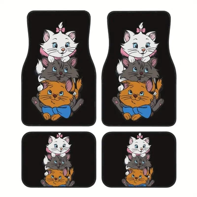 Universal Foot Pad, crystal velvet car floor mats - 1-61-pattern-40-3344cmtwo-piece-set