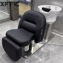 发廊专用电动变形升降洗头床理发店多功能美发冲水床半全躺两用床