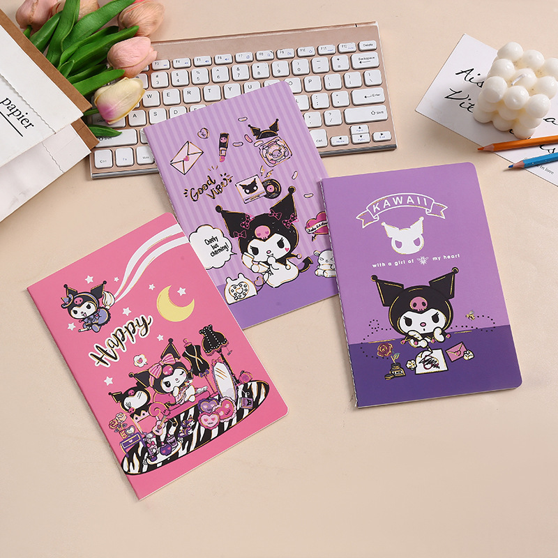 Cross-Border Cute Kuromi Notebook A5 High-Looking Girl's Heart Notebook Student Prize Error Book in Stock