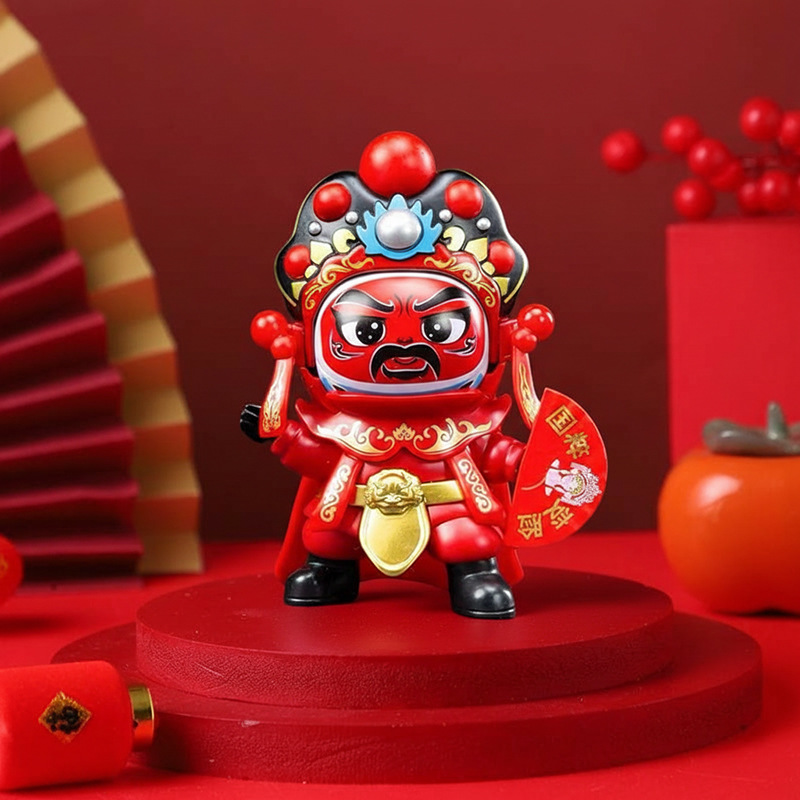 Ópera de Sichuan cara cambiante muñeca creativa Ópera de Pekín maquillaje facial muñeca TikTok puesto de juguete Chengdu regalo de viaje pequeña muñeca