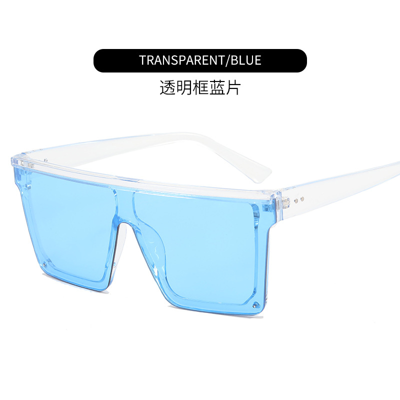 Transparent frame blue sheet