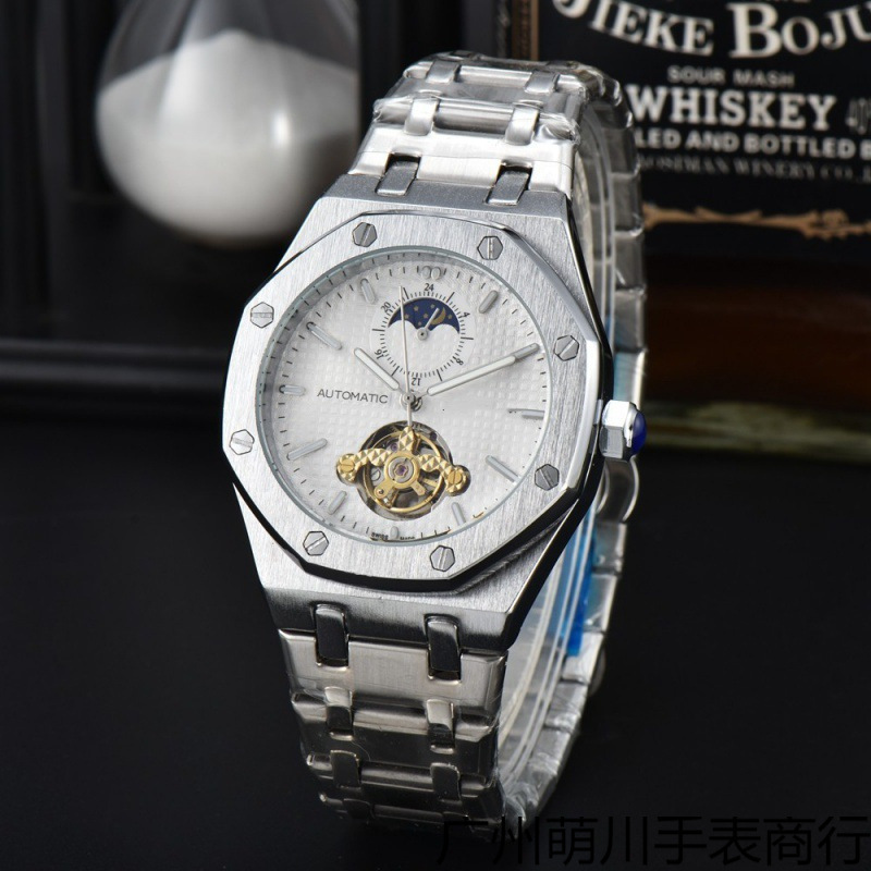 Tourbillon Multifunctional Mechanical Ap Hand Automatic Men's Watch Mechanical Watch Business Simple Men's Watch