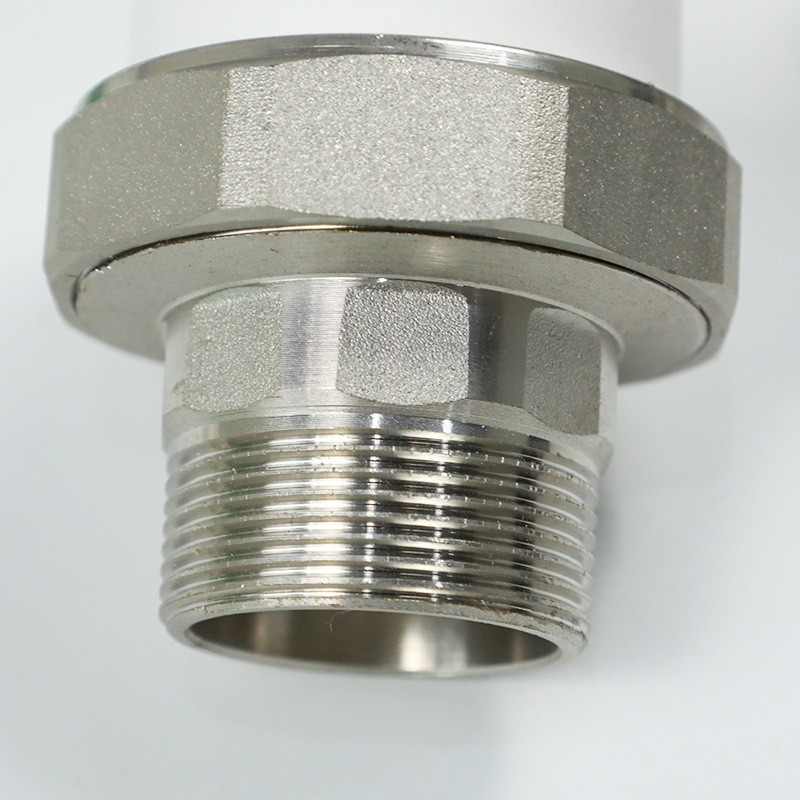PPR grifo de tubería de agua de alambre interno y externo Junta suelta rosca externa cobre Junta suelta accesorios de plomería accesorios de tubería fábrica al por mayor