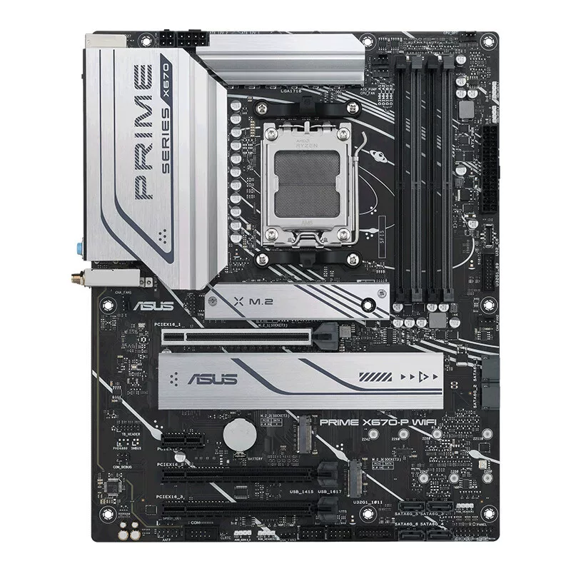 Материнская плата серии Master Prime X670-P WiFi DDR5 (AMD X670E/ SOCKET AM5)