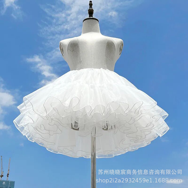 Lolita Petticoat with No Bones, Soft Tulle Petticoat, Everyday No-Bone Voluminous Crinoline, Lolita Tulle Support, Princess Petticoat Lolita Petticoat with No Bones, Soft Tulle Petticoat, Everyday No-Bone Voluminous Crinoline, Lolita Tulle Support, Princess Petticoat