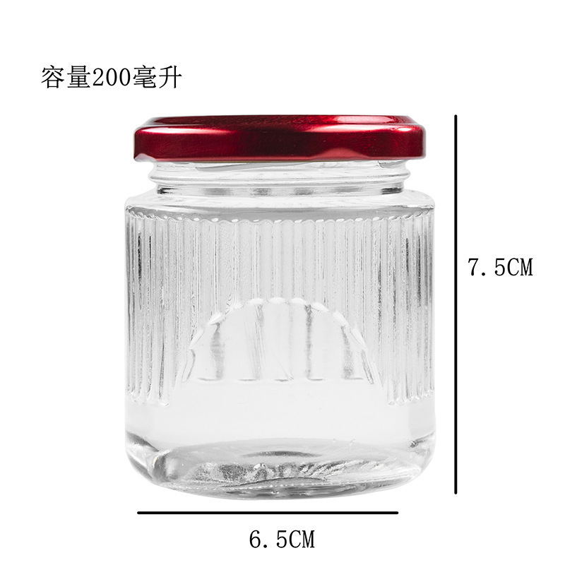 现货批发竖纹燕窝瓶加厚玻璃瓶空瓶子可蒸煮耐高温大口鲜炖密封瓶|undefined