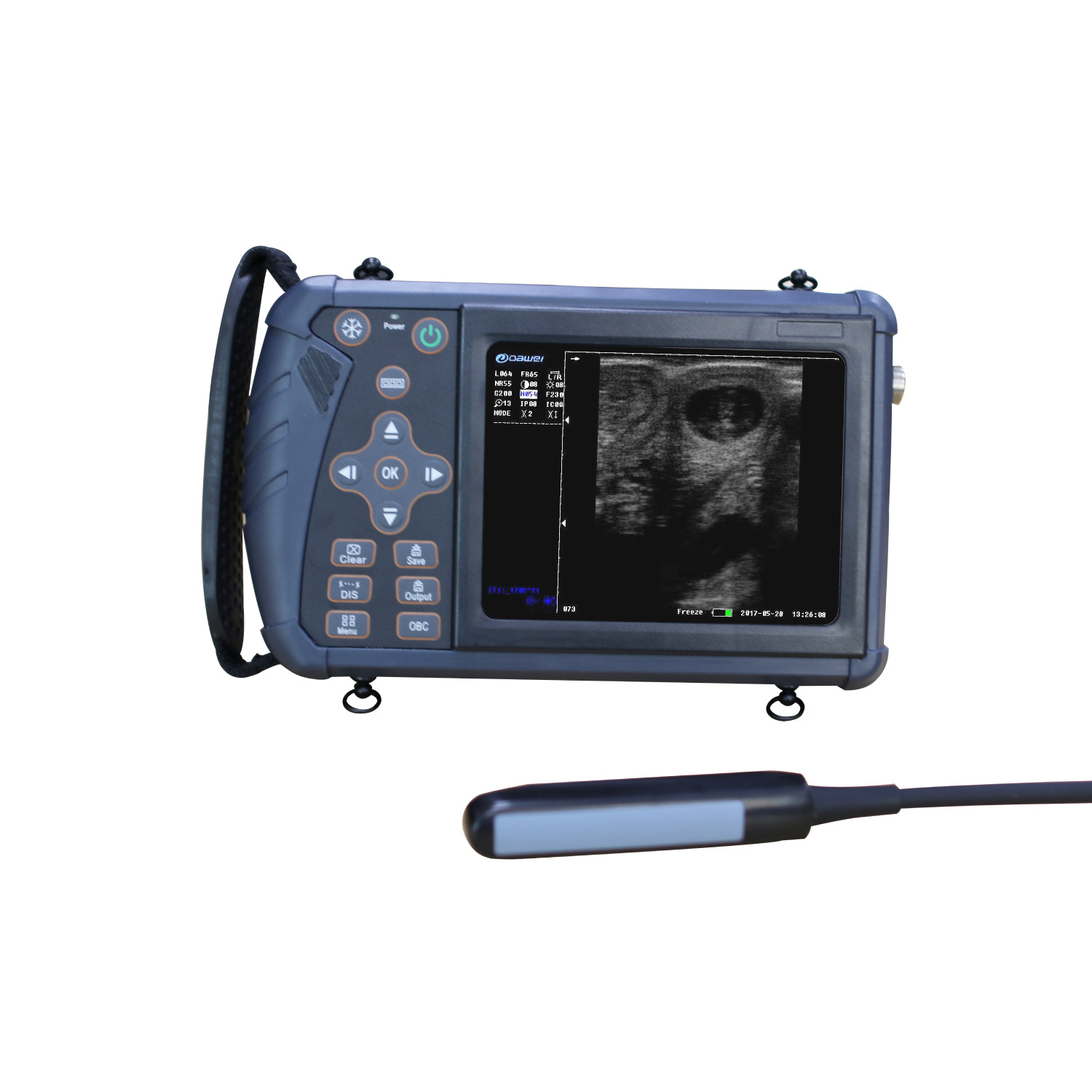 Gran veterinario B-ultrasonido máquina portátil Cerda prueba de embarazo instrumento cerdo ganado caballo ultrasonido ganado oveja prueba de embarazo ultrasónico