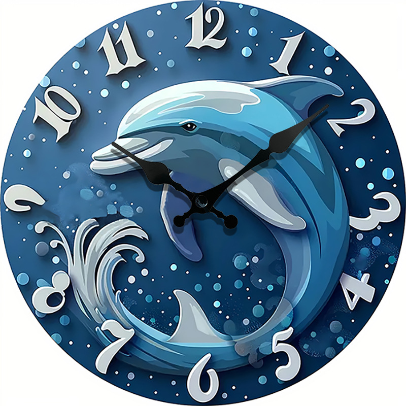 Reloj de efecto pseudo-estéreo nuevo de venta caliente transfronteriza, reloj de estilo de caricatura real, reloj de animales