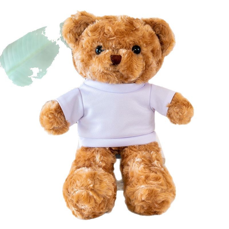 Vestir oso muñeca muñeca logotipo de impresión osito de peluche