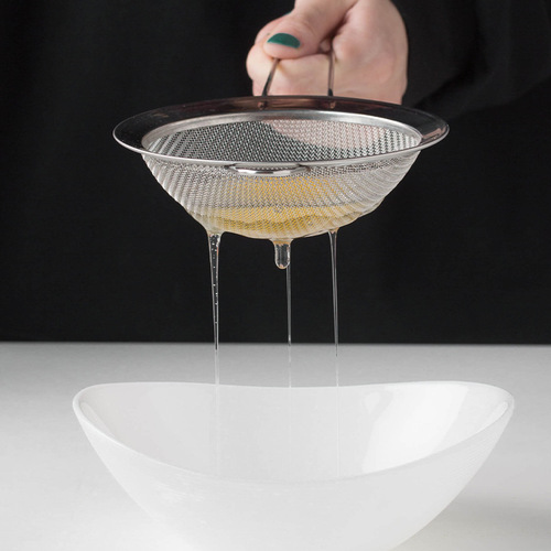 5YA1 baking tool with handle wide-sided flour sieve stainless steel hand-held ultra-fine flour sieve sieve small large size
