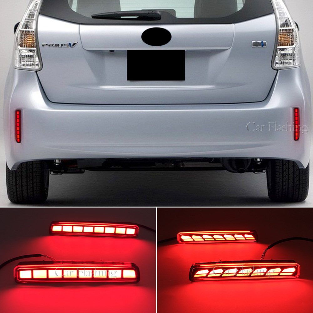 Toyota Prius, Noah, Voxy üçün arxa bamper işığı, LED, ABS