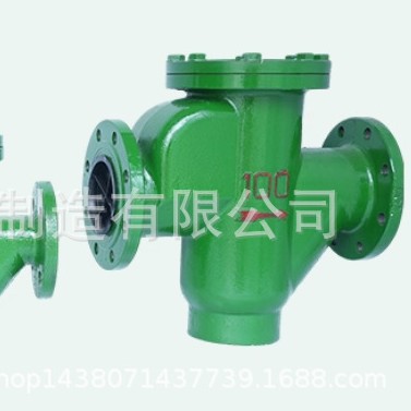 上海滨大阀门 U型过滤器  铸铁LPG多型号液体管道过滤