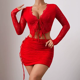 情趣套装;睡裙;塑身连体衣