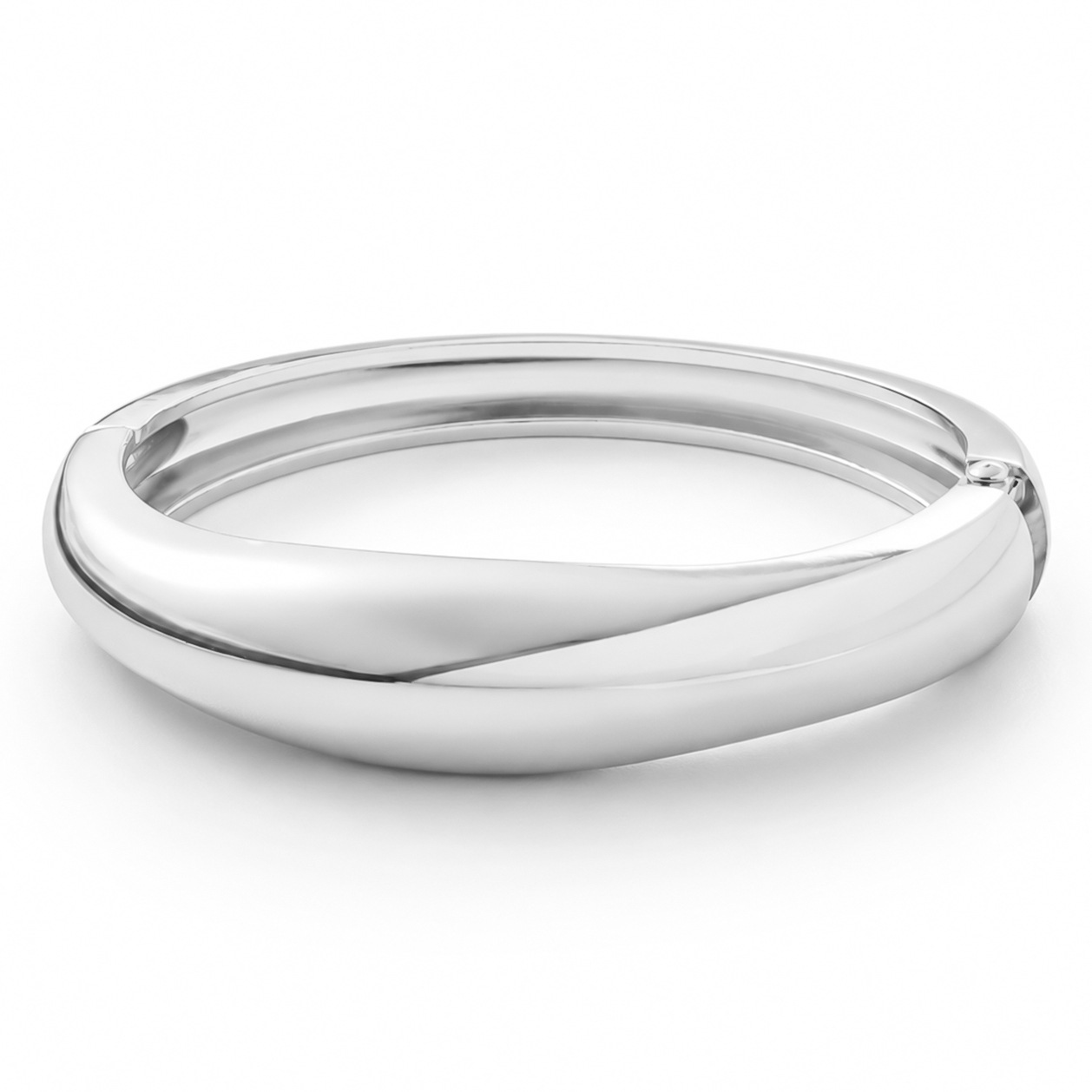 Pulsera Popular Transfronteriza Europea y Americana, Estilo Minimalista INS, Patrón de Onda Irregular, Joyería de Metal Brillante, Accesorios para Mujer