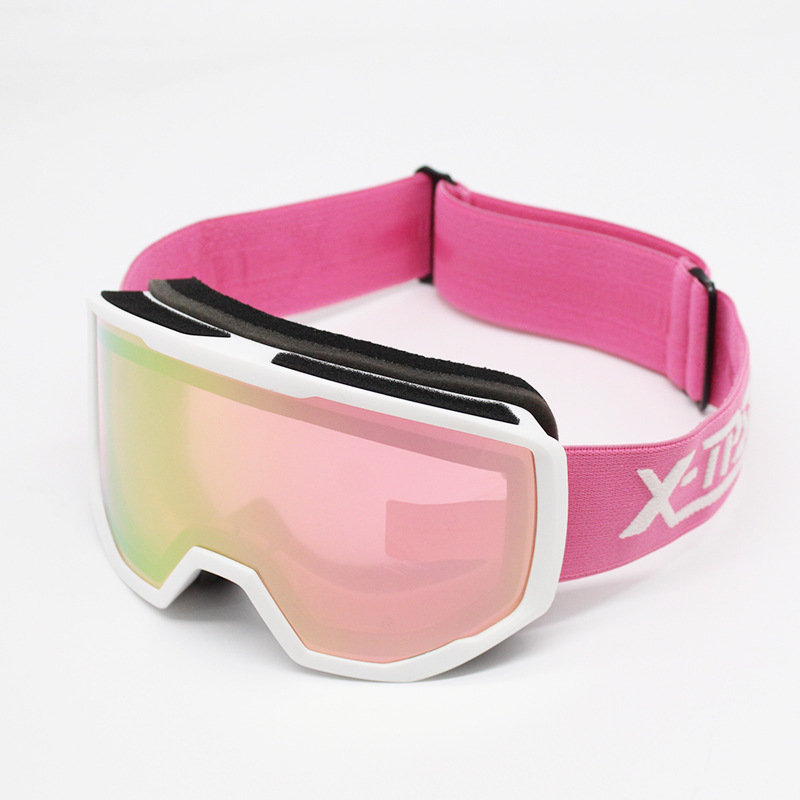 Doppelschichtiger Antibeschlag-Schnallen-Skirahmen und zylindrische Oberfläche, die geklippt werden kann, Myopie mit großem Sichtfeld,_voghion.com