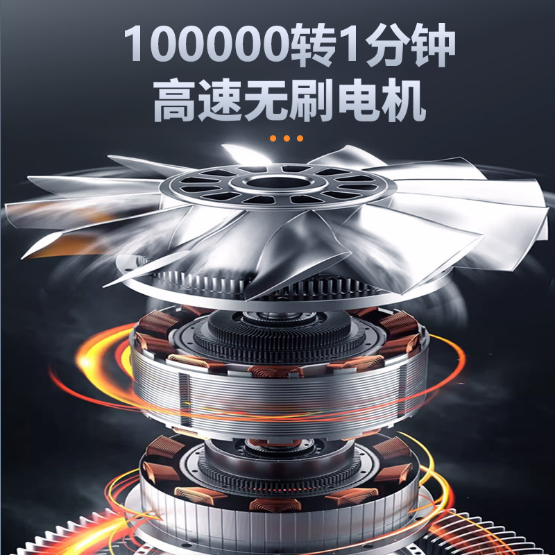 2025 屋外暴力小型ファンタービン高速回転除塵送風機デスクトップポータブルハンドヘルド強風|undefined