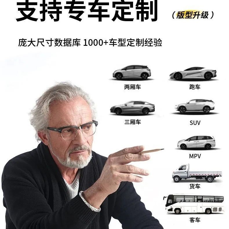 Cross-Border Oxford Cloth with Cotton Car Cover, Full Coverage, Sun Protection, Rainproof, Heat Insulation, Frost and Snow Protection, All-Season Thickened Cover
