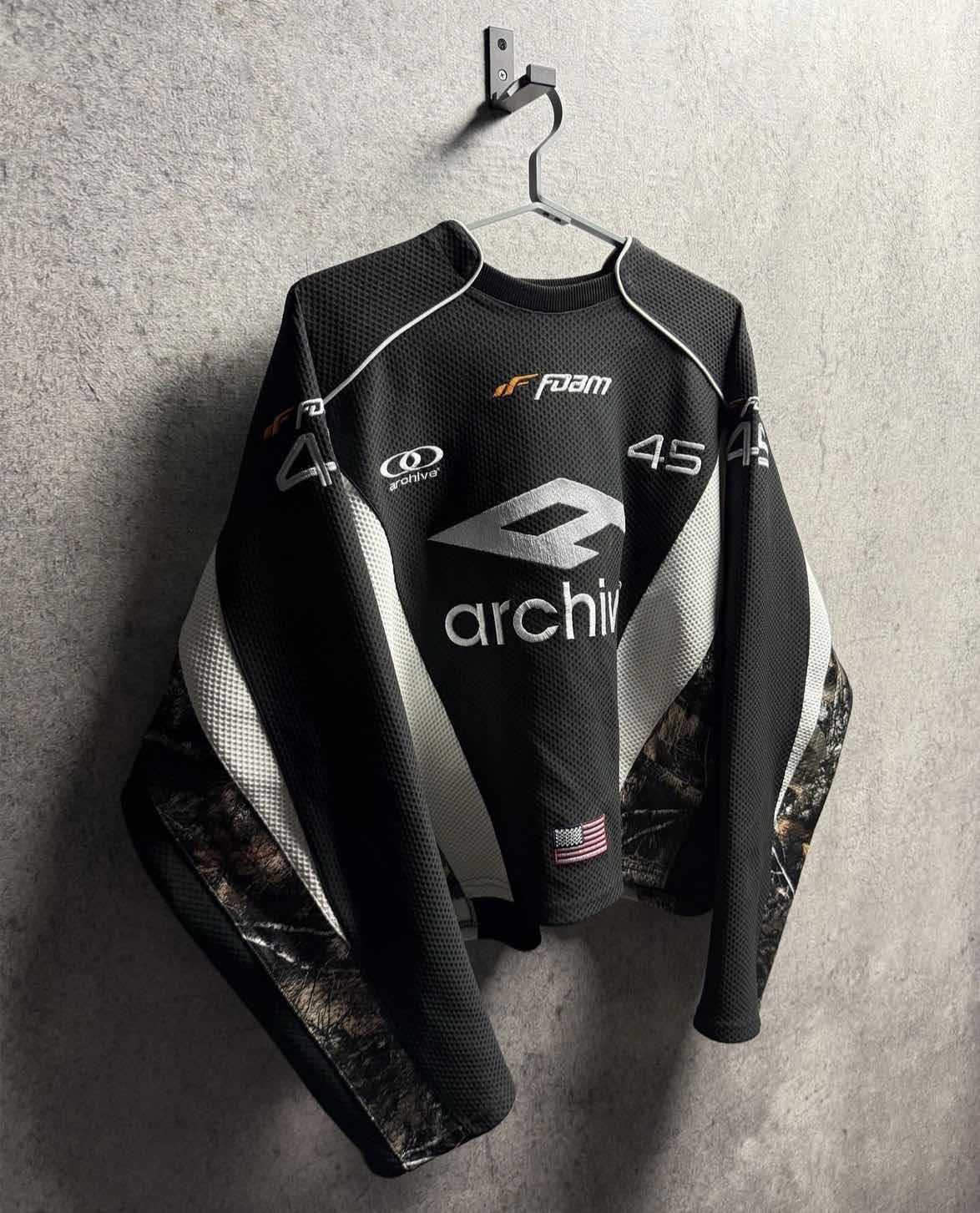 Popular Hot-selling American Retro Functional Wind Street Racing Suit Hip-hop Men's Sweater Casual Loose High Street Locomotive Top_viptrois.com