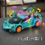 男孩音乐灯光炫彩跳舞车