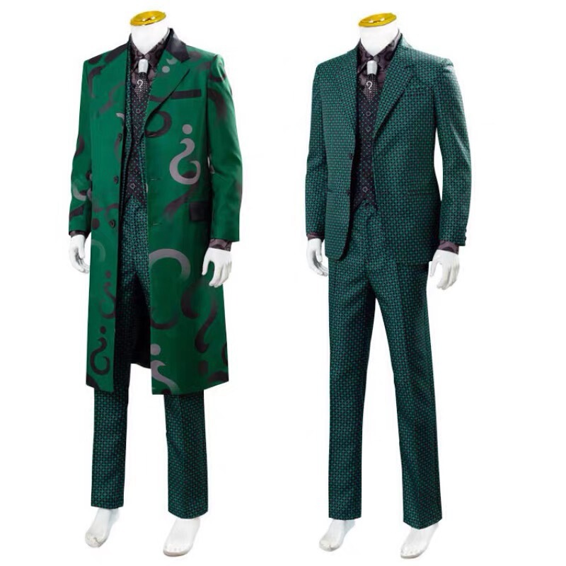 European and American Movies Gotham Season 5 Riddler Riddler cosplay Coat Men's and Women's Coat cos Coat Clothes European and American Movies Gotham Season 5 Riddler Riddler cosplay Coat Men's and Women's Coat cos Coat Clothes