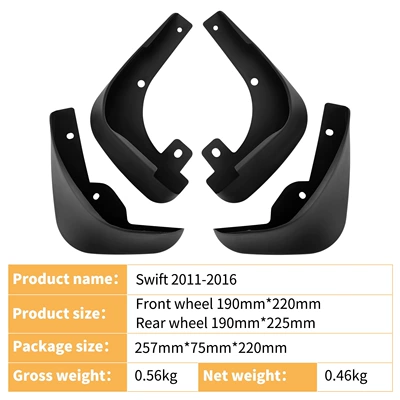 Suitable for Suzuki Swift Mudguard