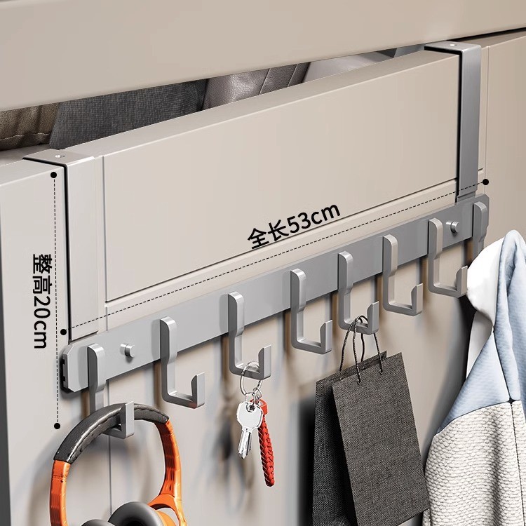 Gancho de puerta trasera tipo puerta trasera sin perforación percha de ropa percha de ropa percha de entrada percha de pared percha de ropa percha