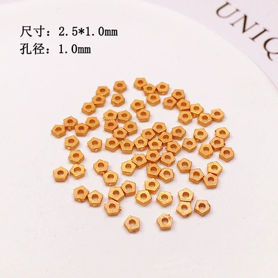 Accessories for Bracelets, Necklaces, Zərgərlik ara hissələri - about-25-pentagon-spacers-per-gram