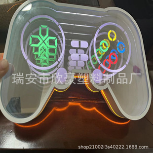2024 New Amazon Independent Station Children's Game Machine Acrylic Decorations KT Board Plastic Dining Table Ornaments