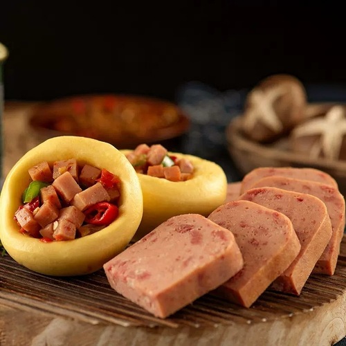 COFCO Merlin Ham Luncheon Meat Canned 340g Meat Stock Deli Reserve Food Wholesale Hot Pot Companion
