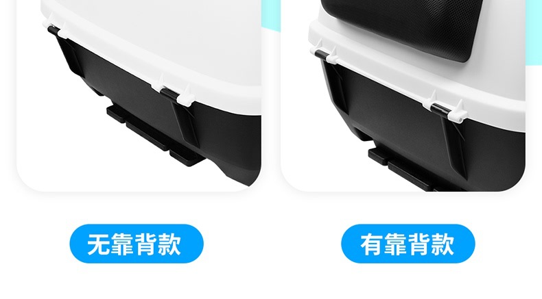 E60N Wanlihao BMW c400x/GT large-capacity motorcycle trunk, electric vehicle tail box, universal storage box